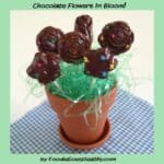 Homemade Chocolate Lollipops Centerpiece
