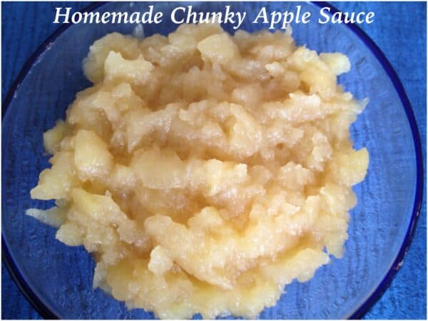 Homemade Chunky Apple Sauce | Foodie Goes Healthy