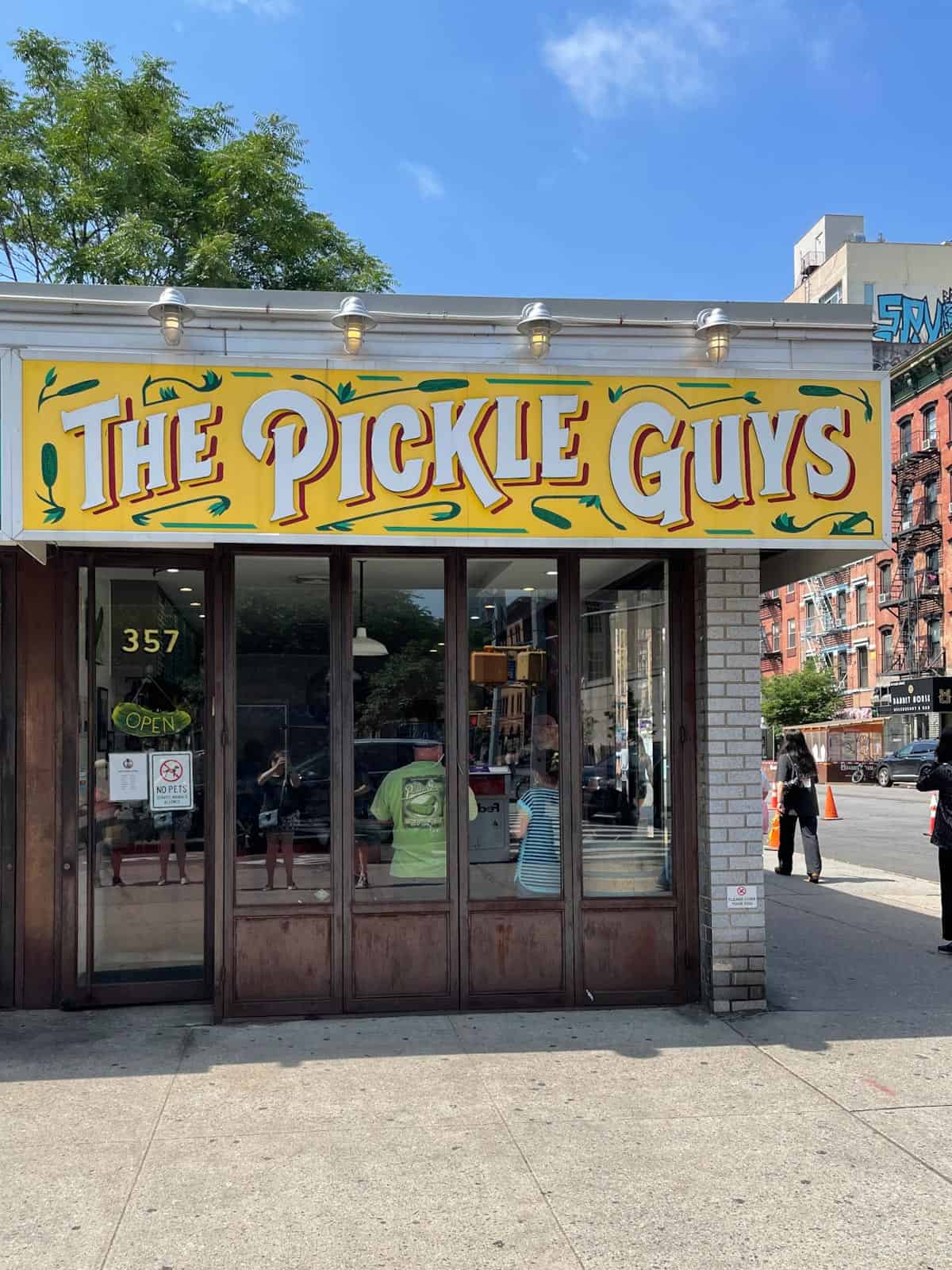 Pickle Guys storefront in NYC.