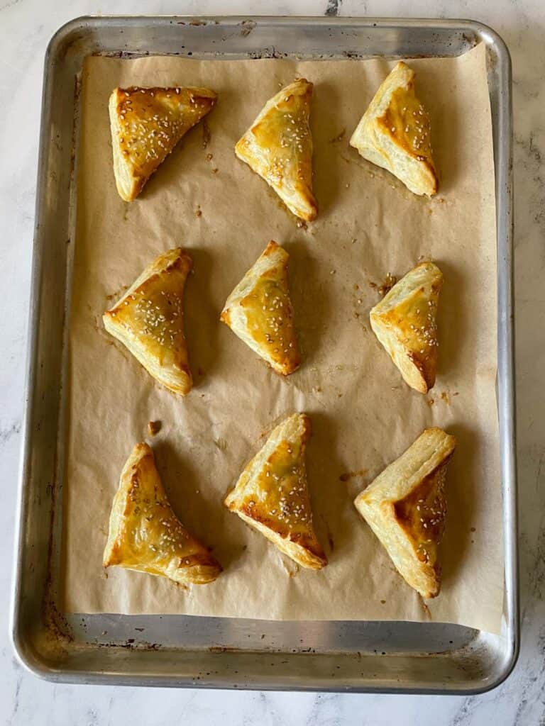 Spinach and Feta Bourekas (Puff Pastry Appetizers) Danas Table