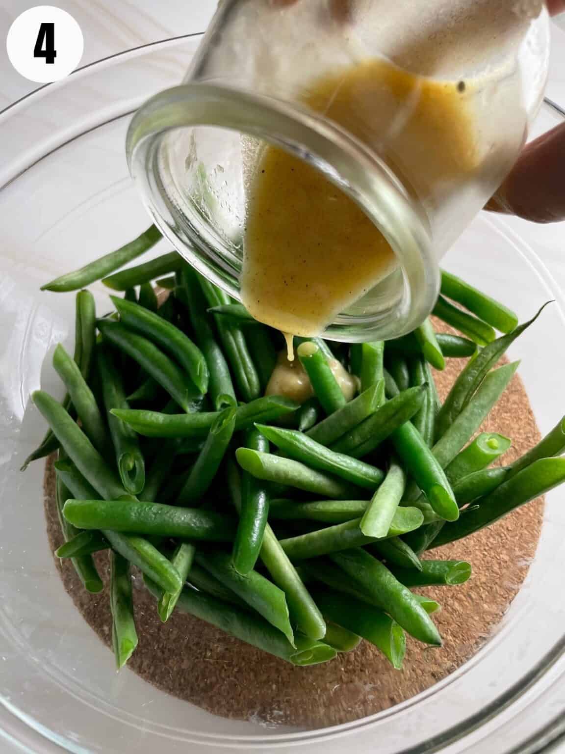 French Green Beans with Mustard Shallot Sauce Danas Table